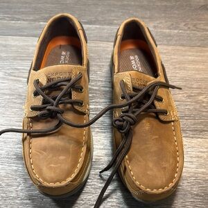 Rockport Brown work  Shoes steel toe shoes size 9.5 wide